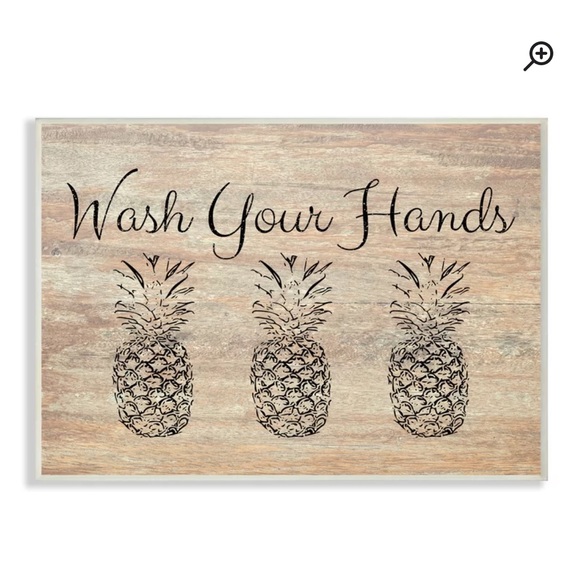 “Wash Your Hands” Wall Art - Picture 1 of 3